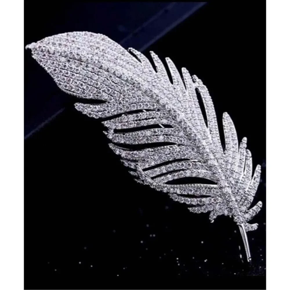 Feather Brooch